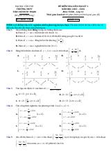 Đề thi Giữa kì 1 Toán 11 năm 2025-2026 trường THPT Thực hành sư phạm (Cần Thơ)